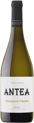 7,95 € Envio grátis | Vinho branco Marqués de Cáceres Antea Fermentado en Barrica Crianza D.O.Ca. Rioja La Rioja Espanha Viura, Malvasía Garrafa 75 cl