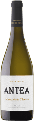 11,95 € Envío gratis | Vino blanco Marqués de Cáceres Antea Fermentado en Barrica Crianza D.O.Ca. Rioja La Rioja España Viura, Malvasía Botella 75 cl