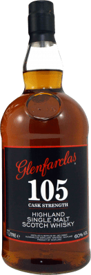 59,95 € Free Shipping | Whisky Single Malt Glenfarclas 105 Cask Strength Scotland United Kingdom Bottle 1 L