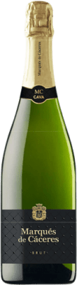 12,95 € Envio grátis | Espumante branco Marqués de Cáceres Brut D.O. Cava La Rioja Espanha Macabeo, Xarel·lo, Parellada Garrafa 75 cl