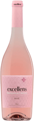 9,95 € Бесплатная доставка | Розовое вино Marqués de Cáceres Excellens Rosé — Розе молодое D.O.Ca. Rioja Ла-Риоха Испания Tempranillo — Темпранильо, Garnacha — Гренаш 75 cl