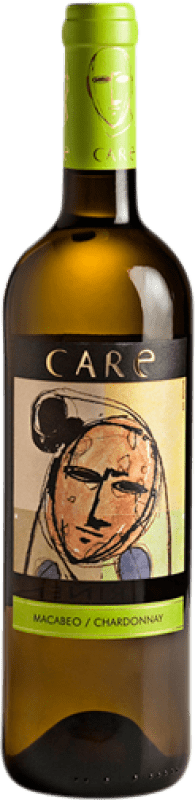 4,95 € Envoi gratuit | Vin Blanc Añadas Care Macabeo & Chardonnay Jeune D.O. Cariñena Aragon Espagne Macabeo — Macabeu, Chardonnay 75 cl