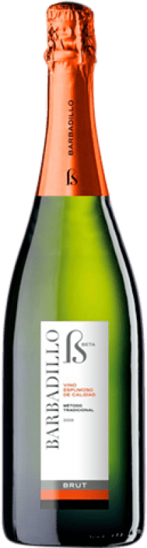 5,95 € Envio grátis | Espumante Branco Barbadillo Beta Brut — Bruto Jovem I.G.P. Vino de la Tierra de Cádiz Andaluzia Espanha Palomino Fino, Chardonnay 75 cl