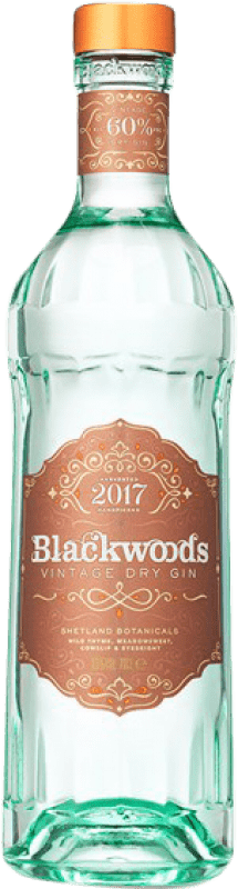 33,95 € Envío gratis | Ginebra Blackwood's Limited Edition Escocia Reino Unido Botella 70 cl