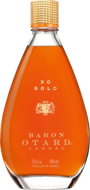 82,95 € Spedizione Gratuita | Cognac Baron Otard Gold — Edizione Oro XO Extra Old — Extra Vecchio Francia 70 cl