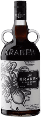 22,95 € Envío gratis | Ron Kraken Black Rum Spiced Botella 1 L