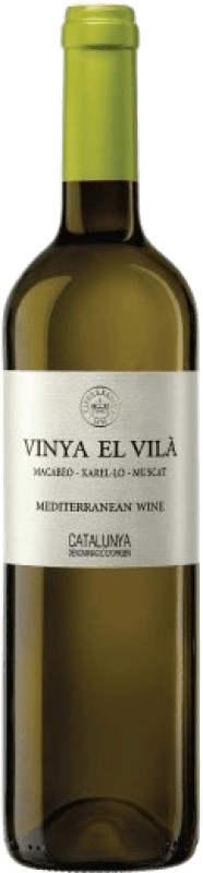 3,95 € Envoi gratuit | Vin blanc Padró Vinya El Vilà Blanco D.O. Catalunya Catalogne Espagne Muscat, Macabeo, Xarel·lo Bouteille 75 cl