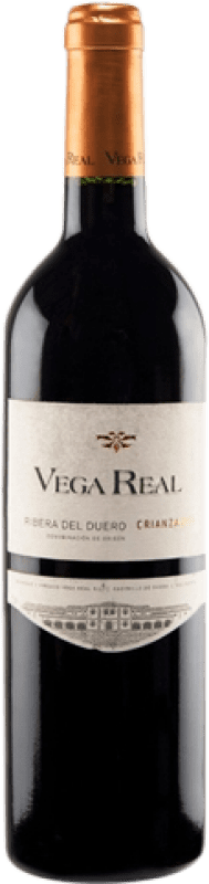 12,95 € Envio grátis | Vinho tinto Vega Real Crianza D.O. Ribera del Duero Castela e Leão Espanha Tempranillo Garrafa 75 cl