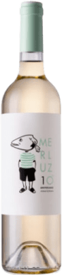 15,95 € Free Shipping | White wine Binifadet Merluzo Blanco I.G.P. Vi de la Terra de Illa de Menorca Balearic Islands Spain Merlot, Malvasía, Muscat, Chardonnay Bottle 75 cl