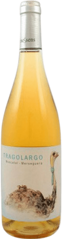 13,95 € Envío gratis | Vino Blanco Vinessens Tragolargo D.O. Alicante Comunidad Valenciana España Merseguera, Moscatel Eco — Ecológico Botella 75 cl