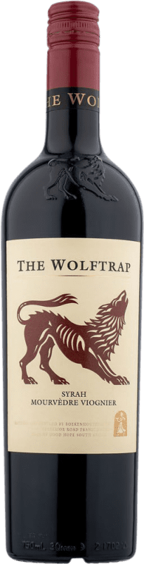 7,95 € Free Shipping | Red Wine Boekenhoutskloof The Wolftrap Blend I.G. Franschhoek Western Cape South Coast South Africa Syrah — Shiraz, Mourvèdre, Viognier Bottle 75 cl