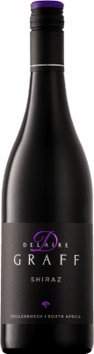 14,95 € Free Shipping | Red Wine Delaire Graff Shiraz I.G. Stellenbosch Coastal Region South Africa Syrah — Shiraz Bottle 75 cl