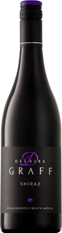 21,95 € Free Shipping | Red wine Delaire Graff Shiraz I.G. Stellenbosch Coastal Region South Africa Syrah Bottle 75 cl