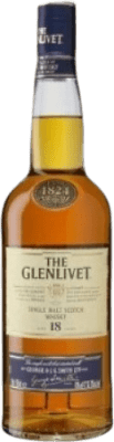 85,95 € 免费送货 | 威士忌单一麦芽威士忌 Glenlivet 苏格兰 英国 18 岁 瓶子 70 cl
