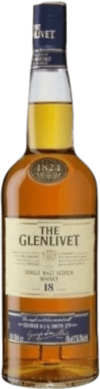 109,95 € 免费送货 | 威士忌单一麦芽威士忌 Glenlivet 苏格兰 英国 18 岁 瓶子 70 cl
