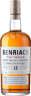 123,95 € 免费送货 | 威士忌单一麦芽威士忌 The Benriach Sherry Wood 苏格兰 英国 12 岁 瓶子 70 cl