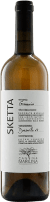 13,95 € Free Shipping | White wine Cantina Marilina Sketta I.G.T. Terre Siciliane Sicily Italy Grecanico Dorato Bottle 75 cl