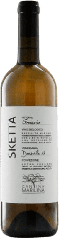 13,95 € Envoi gratuit | Vin blanc Cantina Marilina Sketta I.G.T. Terre Siciliane Sicile Italie Grecanico Bouteille 75 cl