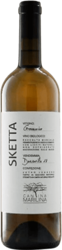 13,95 € Free Shipping | White wine Cantina Marilina Sketta I.G.T. Terre Siciliane Sicily Italy Grecanico Dorato Bottle 75 cl