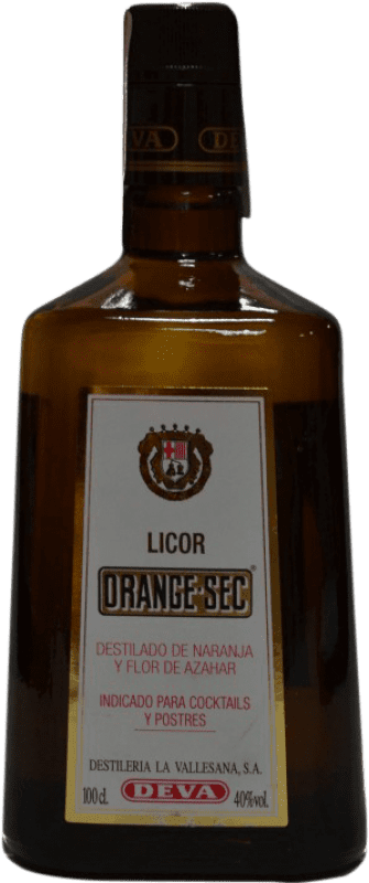 9,95 € Spedizione Gratuita | Schnapp DeVa Vallesana Orange Sec Catalogna Spagna Bottiglia 1 L