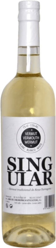 13,95 € Free Shipping | Vermouth Mas de l'Abundància Singular Blanco Catalonia Spain Bottle 75 cl