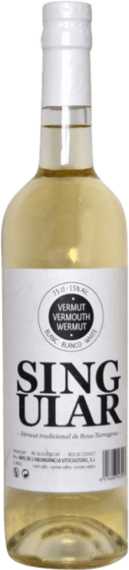 13,95 € Бесплатная доставка | Вермут Mas de l'Abundància Singular Blanco — Белый Каталония Испания Бутылка 75 cl
