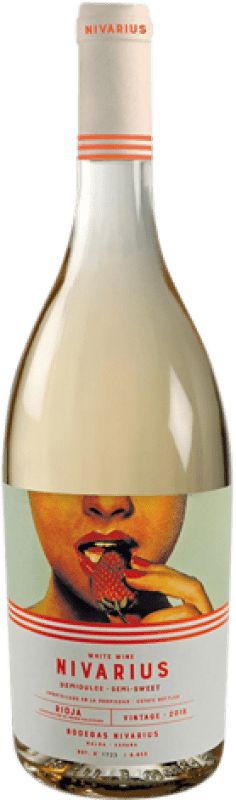 9,95 € Kostenloser Versand | Weißwein Nivarius Semiseco — Halbtrocken Crianza — Kurze Fassreifung D.O.Ca. Rioja La Rioja Spanien Tempranillo, Viura, Maturana Flasche 75 cl