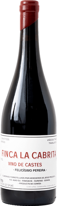 18,95 € Free Shipping | Red wine El Paraguas Finca La Cabrita Young D.O. Ribeiro Galicia Spain Mencía, Sousón, Caíño Black Bottle 75 cl