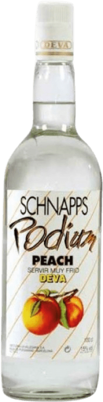 5,95 € Spedizione Gratuita | Schnapps DeVa Vallesana Podium Catalogna Spagna 1 L Peach — Pesca