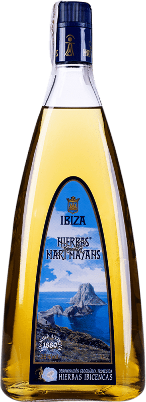 21,95 € Free Shipping | Herbal liqueur Marí Mayans Hierbas Ibicencas sin Rama Spain Bottle 1 L