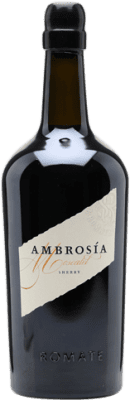 53,95 € Kostenloser Versand | Verstärkter Wein Sánchez Romate Ambrosía D.O. Jerez-Xérès-Sherry Andalusien Spanien Muscat von Alexandria Flasche 75 cl