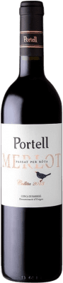 5,95 € Kostenloser Versand | Rotwein Sarral Portell D.O. Conca de Barberà Spanien Merlot Flasche 75 cl