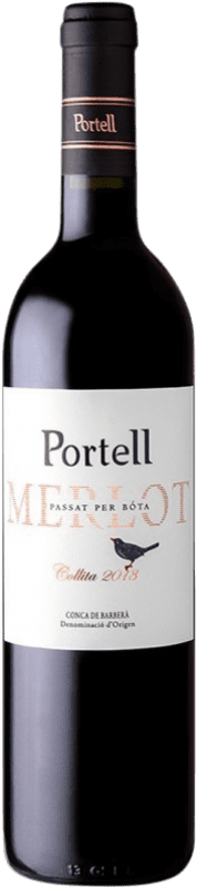 5,95 € Бесплатная доставка | Красное вино Sarral Portell D.O. Conca de Barberà Испания Merlot — Мерло Бутылка 75 cl