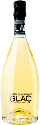 10,95 € Envio grátis | Espumante branco Maria Casanovas Glac Brut Nature D.O. Cava Catalunha Espanha Pinot Preto, Macabeo, Xarel·lo, Parellada Meia Garrafa 37 cl