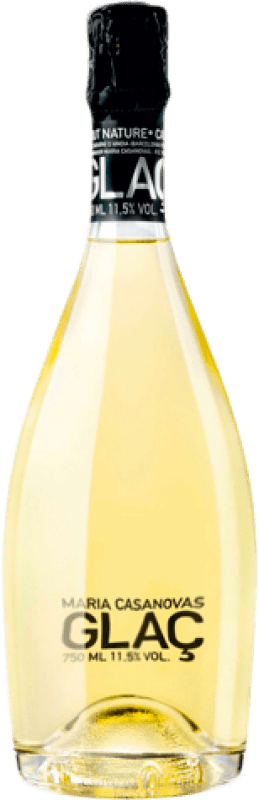 10,95 € Envio grátis | Espumante branco Maria Casanovas Glac Brut Nature D.O. Cava Catalunha Espanha Pinot Preto, Macabeo, Xarel·lo, Parellada Meia Garrafa 37 cl