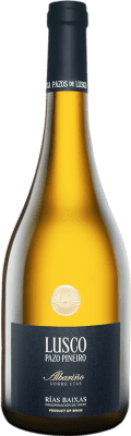 46,95 € Envío gratis | Vino Blanco Pazos de Lusco Pazo Piñeiro D.O. Rías Baixas Galicia España Albariño 75 cl