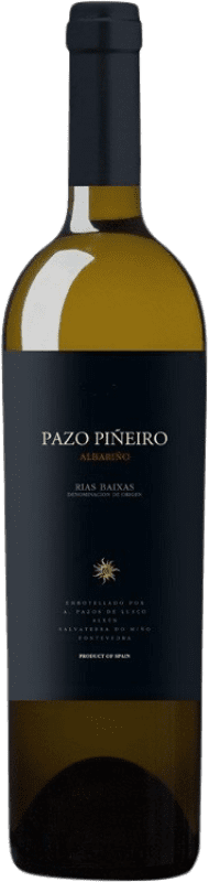 23,95 € Envio grátis | Vinho branco Pazos de Lusco Pazo Piñeiro D.O. Rías Baixas Galiza Espanha Albariño Garrafa 75 cl