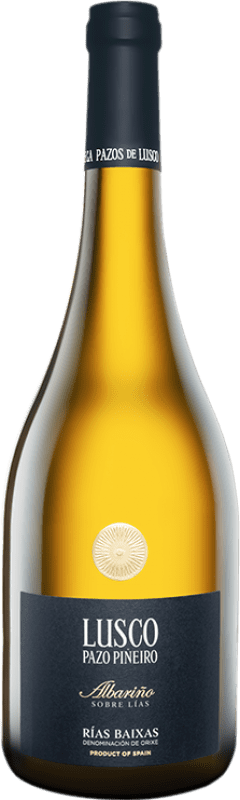 46,95 € Envío gratis | Vino Blanco Pazos de Lusco Pazo Piñeiro D.O. Rías Baixas Galicia España Albariño 75 cl