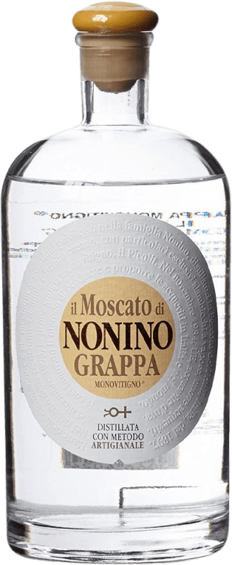 48,95 € Envio grátis | Aguardente Grappa Nonino Monovitigno Il Moscato Friuli-Venezia Giulia Itália Mascate Garrafa 70 cl