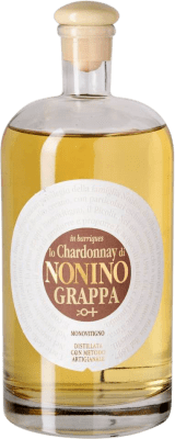 45,95 € Envio grátis | Aguardente Grappa Nonino Monovitigno lo Chardonnay in Barriques Itália Garrafa 70 cl