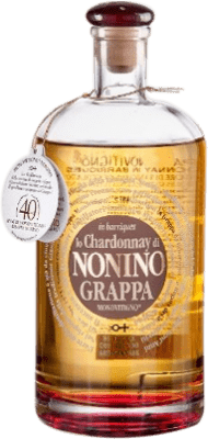 51,95 € Kostenloser Versand | Grappa Nonino Monovitigno lo Chardonnay in Barriques Italien Flasche 70 cl