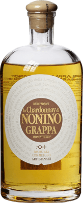 47,95 € Envio grátis | Aguardente Grappa Nonino Monovitigno lo Chardonnay in Barriques Itália Garrafa 70 cl