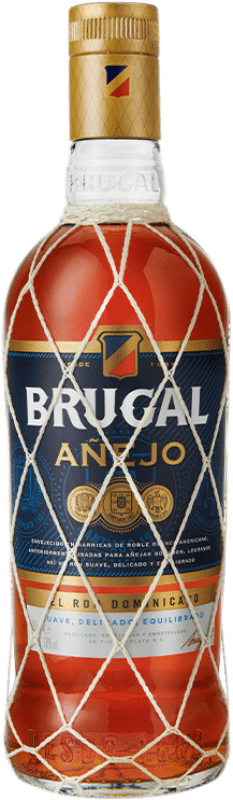 19,95 € Envio grátis | Rum Brugal Añejo República Dominicana Garrafa 70 cl