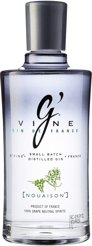 37,95 € Envio grátis | Genever Gin G'Vine Nouaison França 1 L