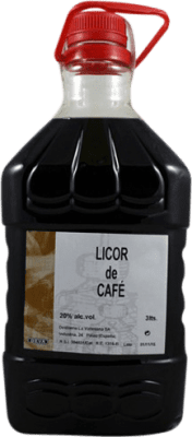 22,95 € Envio grátis | Licores DeVa Vallesana Licor de Café Catalunha Espanha Garrafão 3 L