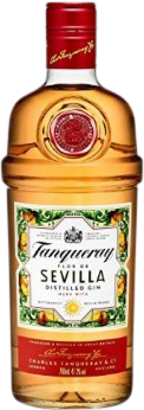 33,95 € Spedizione Gratuita | Gin Tanqueray Flor de Sevilla Regno Unito Bottiglia 1 L