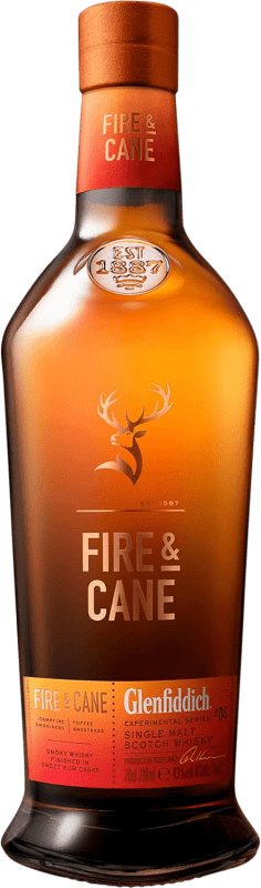 67,95 € Envío gratis | Whisky Single Malt Glenfiddich Fire & Cane Speyside Reino Unido Botella 70 cl
