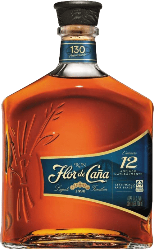 29,95 € Spedizione Gratuita | Rum Flor de Caña Legacy Edition Nicaragua 12 Anni Bottiglia 1 L