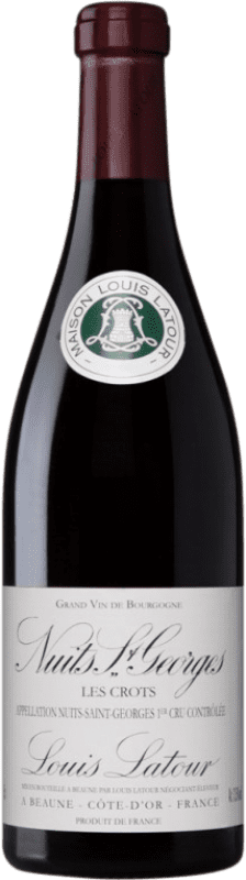 154,95 € Envío gratis | Vino Tinto Louis Latour Les Crots 1er Premier Cru A.O.C. Nuits-Saint-Georges Borgoña Francia Pinot Negro Botella 75 cl