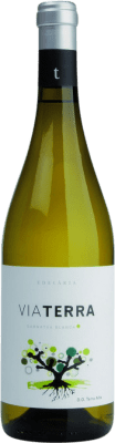 12,95 € Envio grátis | Vinho branco Edetària Via Terra Selection Blanco D.O. Terra Alta Espanha Grenache Branca Garrafa 75 cl